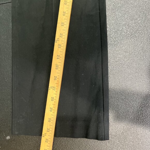 Express Stretch Y2K Lace Up Dress Pants Womens Size 7/8 Black Flare 90s Low Rise - Picture 8 of 8